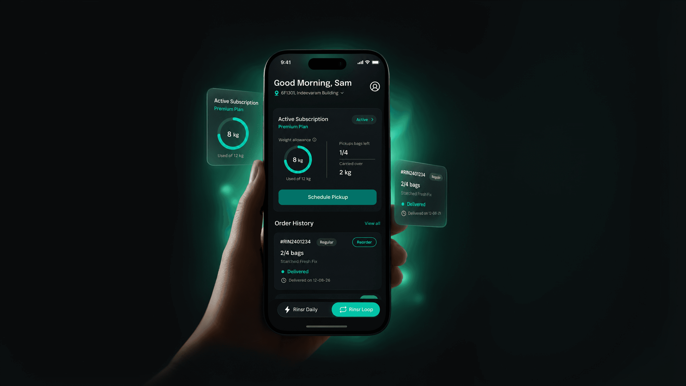 RINSR — App Design & UX