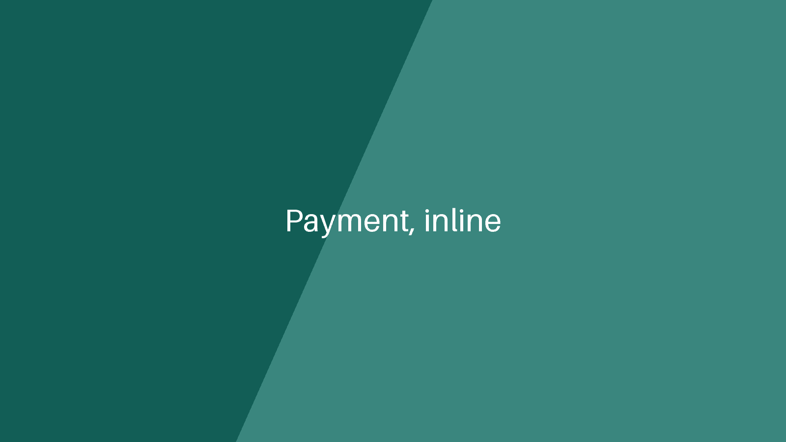 Payment selection