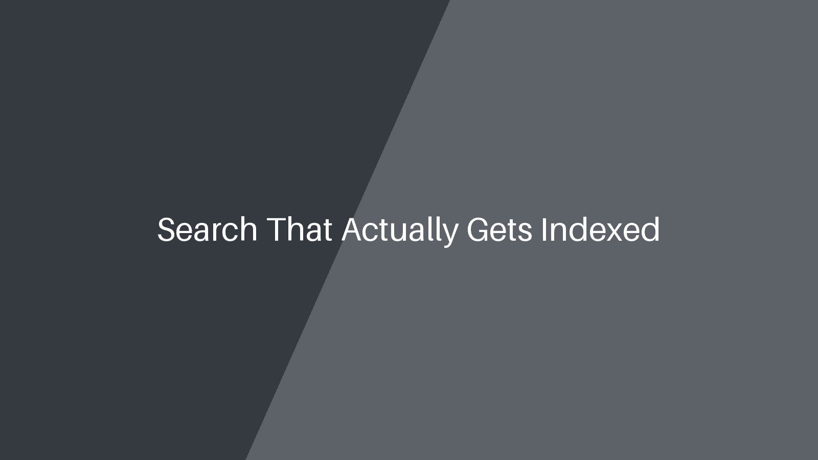 Technical SEO